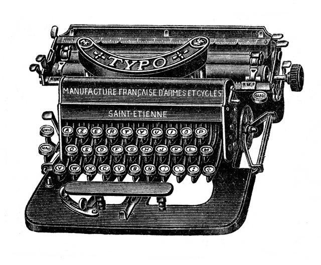 TYPO No. 3. Quelle: Manufacture Française d'Armes et de Cycles, [Katalog 1929], Faszikel Machines à écrire, Papeterie - Librarie. Sammlung G. Sommeregger 2016